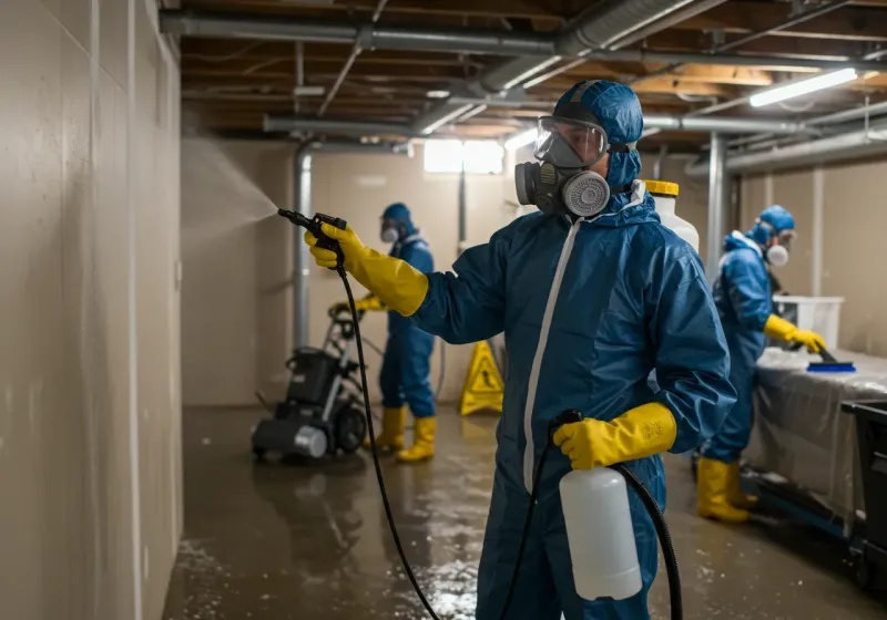 Basement Sanitization and Antimicrobial Treatment process in Humboldt County, NV